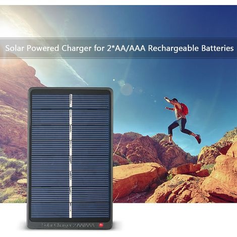 Aa/aaa-akkuladegerät, 1w 4v Solarladegerät, Solarpanel Zum Laden Von Akkus