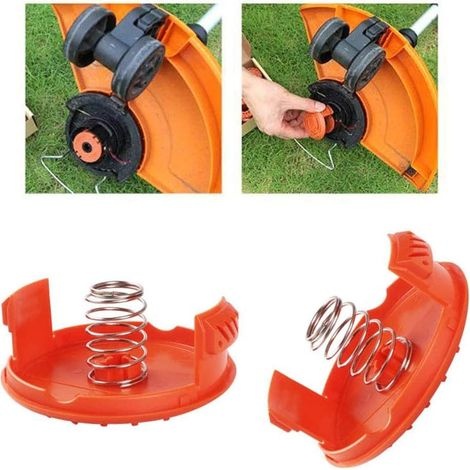 4 Stück Ersatzspulenkappen, Ersatzspulenkappen Für Rasenmäher Von Black & Decker, Rc-100-p, Afs Schneidspule