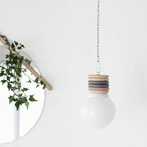 50 Cm Lange Hängekette Aus Metall Für Pflanzkörbe Und Blumentöpfe, Für Drinnen Und Draußen, Pflanzenhänger, Gartendekoration, Weiß, 4 Stück