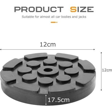 Stück Gummipads Für Wagenheber, 120 Mm Wagenheber-stabilisatorpolster, Stützpads Für Kranwagenheber, Geeignet Für Fast Alle Karosserien Und Wagenheber