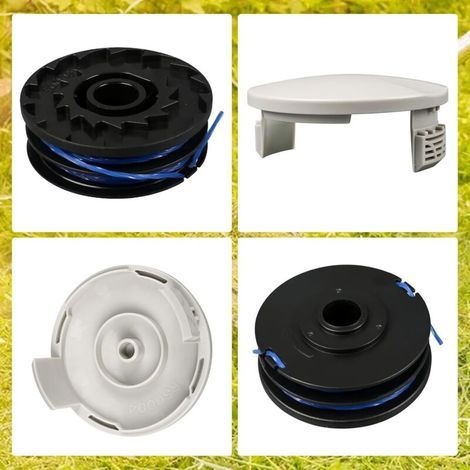 Ersatzspule Für Trimmerfaden Rac123 Φ1,6 Mm Rac122 Für Ryo-bi Rlt4027, 5132002671, Rlt4125, Rlt5027, (4 Spulen Und 1 Abdeckung)