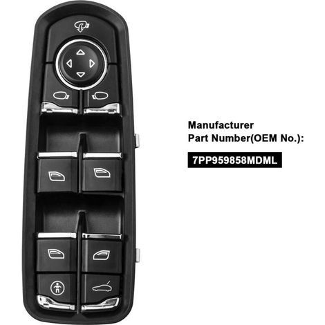 7pp959858mdml Elektrischer Fensterheberknopf Für Panamera Cayenne