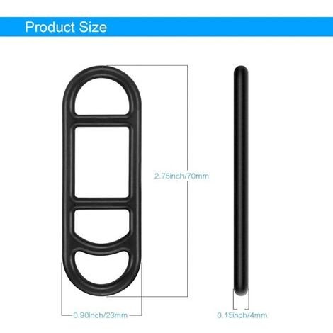 20-teiliges Silikon-fahrradarmband, Silikon-fahrradarmband, Elastisches Gummi-fahrradband, Silikonarmband Für Fahrräder, Fahrradlichtband, Schwarz
