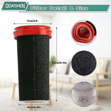 3er-pack Filter 25,2 V/21,6 V Für Bosch Flexxo Serie 4 Bbh32101 Usw., Ersetzen