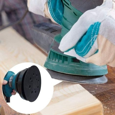 Makita 125-mm-schleifscheibe, 8-loch-schleifscheibe, 5-zoll-schleifscheibe Für Makita Bo 5010, 5030, 5031, 5041, Dewalt Dw420, Dw421, Porter Cable 390, 382, 343 (schwarz), T-audace Fdc