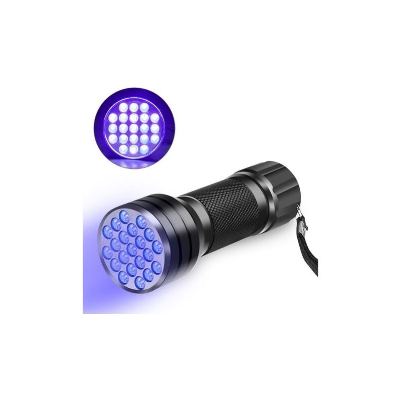Uv 21 Led Uv-taschenlampe Uv395 Banknotenprüfpunkt Violette Taschenlampe