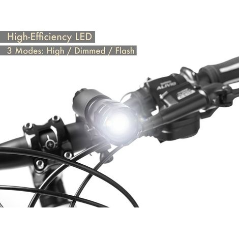 3w Mountainbike-scheinwerfer, Fahrradtaschenlampe, Set, Wiederaufladbar, Zoom, Blendung