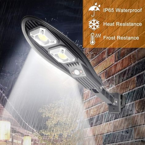 Solarbetriebene Außenstraßenleuchten, 60 Led-bewegungsmelder Mit Fernbedienung, 3 Sensormodi, Ip65 Wasserdicht, Solarbetriebene Sicherheitswandleuchten Für Garten, Einfahrt Und Hof.
