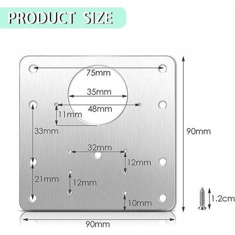 Ersatzteile Für Edelstahlscharniere, Material: Edelstahl, Inklusive Schrauben, 4er-packung