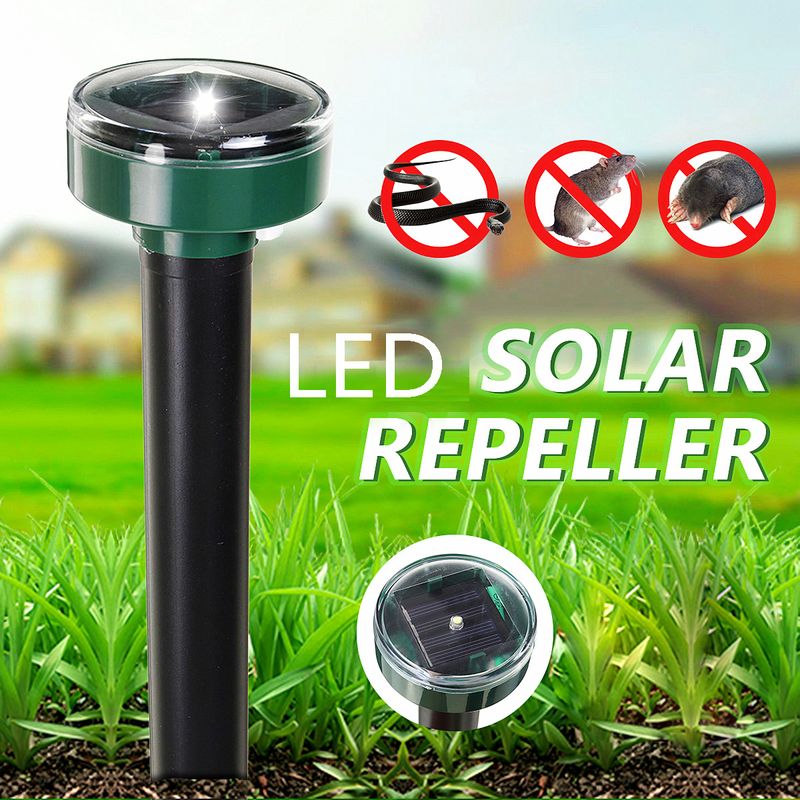 4er-packung Ultraschall-solargeräte Zur Ratten- Und Maulwurfabwehr, Schädlingsbekämpfungsmittel Für Gärten Und Rasenflächen Im Freien