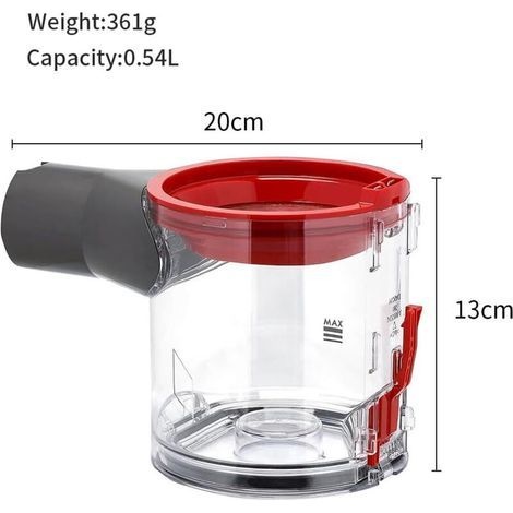 Zyklon-staubbehälter Für Dyson V7 V8 Staubsauger - Ersatzteilnummer 967699-01