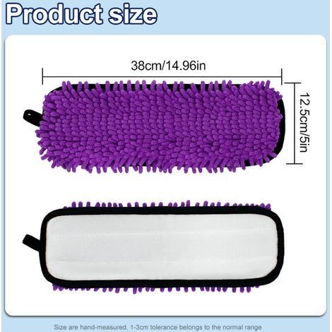 3er-pack Wiederverwendbare Ersatzpads, Kompatibel Mit Dem Swiffer Powermop, Mikrofaserpads Für Den Swiffer 15"-sprühmopp, Waschbare Powermop-pads Für Fußböden