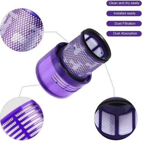 4er-pack Filter Für Dyson V11 Sv14, Waschbare Ersatzfilter Für Dyson V11 Sv14 Staubsauger