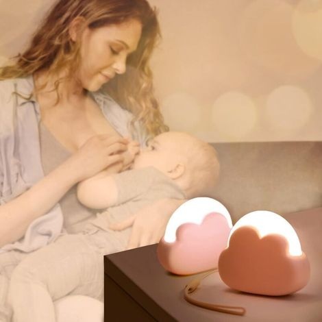 Wiederaufladbares Kindernachtlicht Mit 4 Helligkeitsstufen, Tragbare Led-lampe, Dekoration Fürs Babyzimmer, Geschenk Für Mädchen