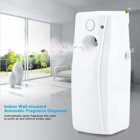 Automatischer Lufterfrischer-spender, 300 Ml Wand-duftdiffusor Mit Lichtsensor Und 7,5/15/30-minuten-timer Für Toilette, Flur, Wohnzimmer, Küche, Studentenwohnheim