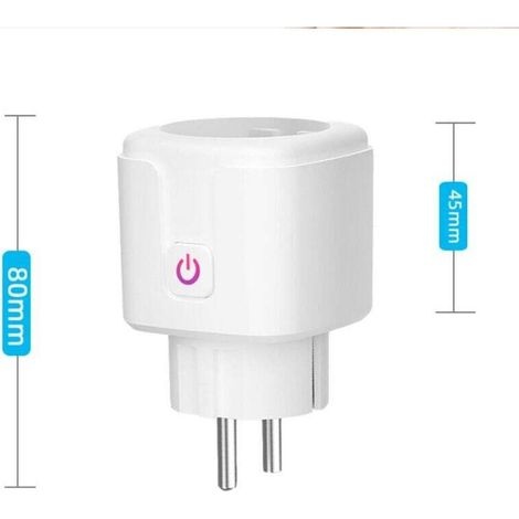 2er-pack Wlan-steckdosen, Kompatibel Mit Alexa Und Google Home, Smart-home-funktionen, Programmierbar, Sprachfernbedienung, Timer