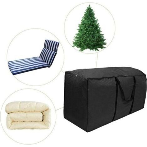 Extra Große Aufbewahrungstasche Für Gartenmöbelkissen, Laken, Kissen Und Polster – Handtasche Mit Griff – Wasserdichtes 210d Oxford-gewebe (116 X 35 X 50 Cm) Aiperq