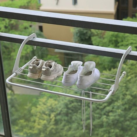 Etendoir À Suspendre Séchoir À Linge - Étendoir À Suspendre Pour Radiateur Et Balcon, Petit Format, Grande Capacité D'Étendage De , Blanc 5035cm
