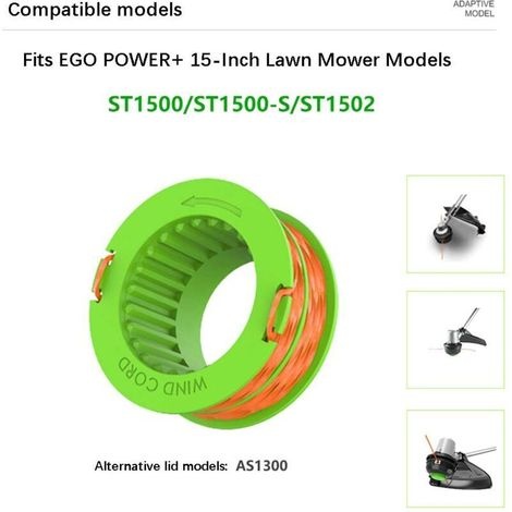Schneidfaden-set Für Rasenmäher Ego Power Plus As1300, Ersatzspulen St1500 St1500-s, 8-teilig