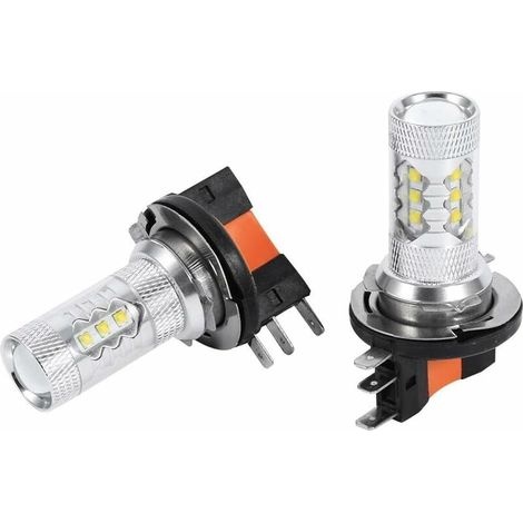 2 Stück 80w H15 Hid Weiße Led-scheinwerferlampen Für Tagfahrlicht