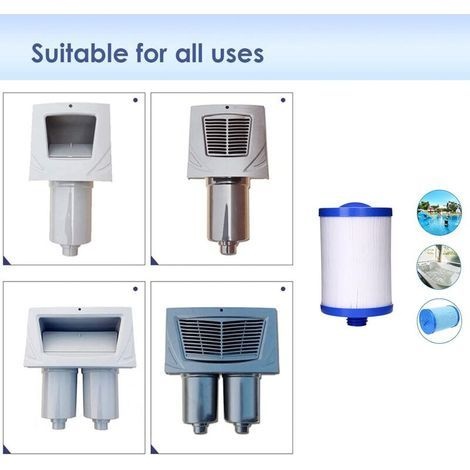 2-teilige Spa-filterkartusche, Passend Für Pleatco Pww50 Whirlpool-filter, Ersatz-spa-filter Für Unicel 6ch-940 Spa Business Whirlpool