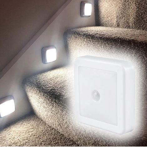 Intelligente Led-lampe Mit Bewegungssensor, Batteriebetrieben, Ideal Für Schlafzimmer, Flur Oder Badezimmer
