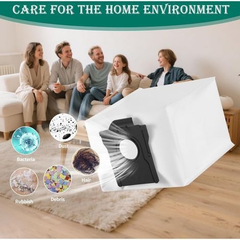 20 Staubsaugerbeutel Für L40, X40, X50 Ultra Complete / D10 Plus Gen 2 / L10s Ultra Gen 2 / L10s Pro Ultra Heat / L10s Plus Staubsaugerzubehör, 3,2 L Fassungsvermögen