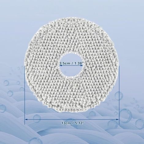 10er-pack Wischmopp-pads Für L10s Ultra Gen 2, L10 Ultra, L20 Ultra, L10s Pro Ultra Heat, Xiaomi X10+, Kompatibel Mit Ecovacs Deebot T30 Omni, Weiche Mikrofaser, Waschbar Und Wiederverwendbar