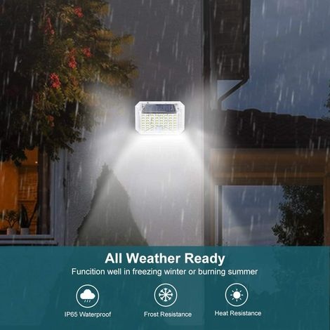 Solar-außenleuchte, 270° Abstrahlwinkel, Led-bewegungsmelder, Wasserdichte Solar-gartenleuchte Für Veranda Und Balkon