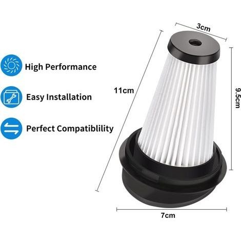 6er-pack Ersatzfilter Für Staubsauger Zr005202 Hepa-filter Für X-pert 3.60 Und X-pert 160 Rh72xxx Rh7221wo Rh7233wo Rh7237wo Rh6933wo