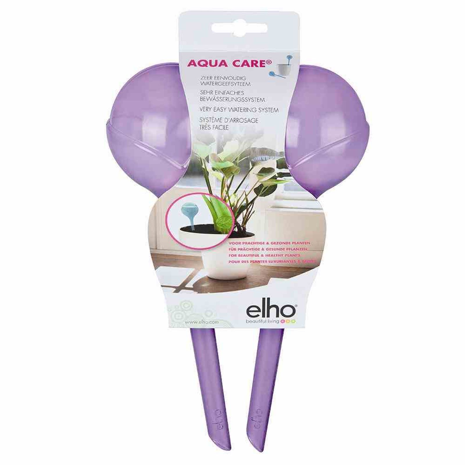 Aqua Care 2er Pflanzenbewässerung Aubergine