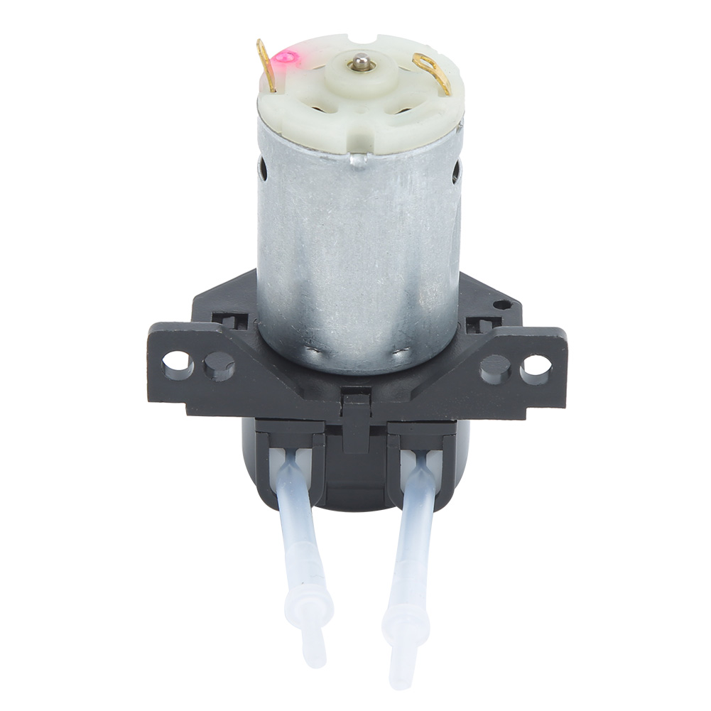 12v Dc Miniatur-winkel-multifunktions-schlauchpumpe Für Flüssigkeiten, Dosierpumpe, Schlauchpumpe (schwarz)