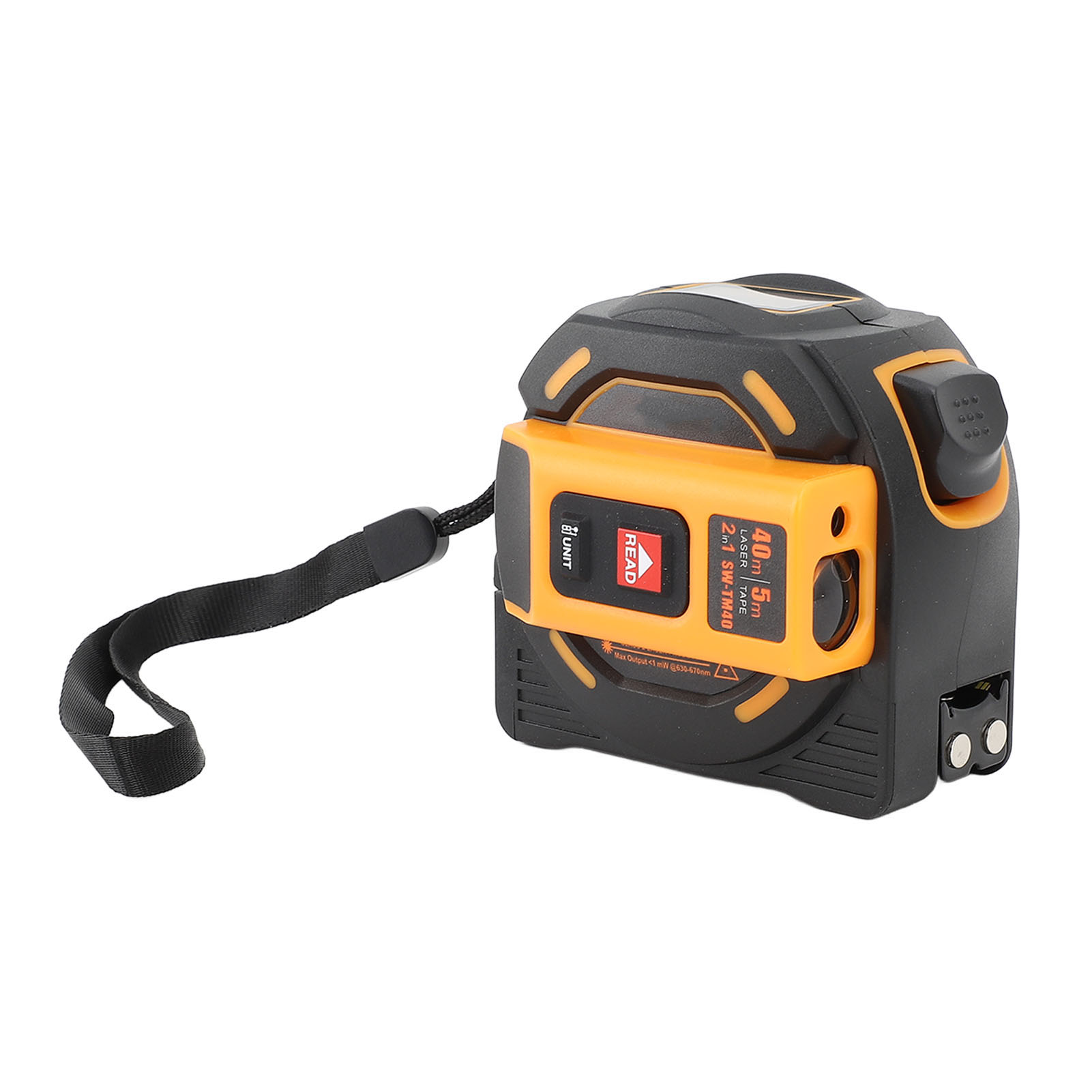 2-in-1 Laser-entfernungsmesser Mit Digitalanzeige, Präziser Messung, Akustischem Alarm, 60 M Infrarot-laserstreifen (englische Version)