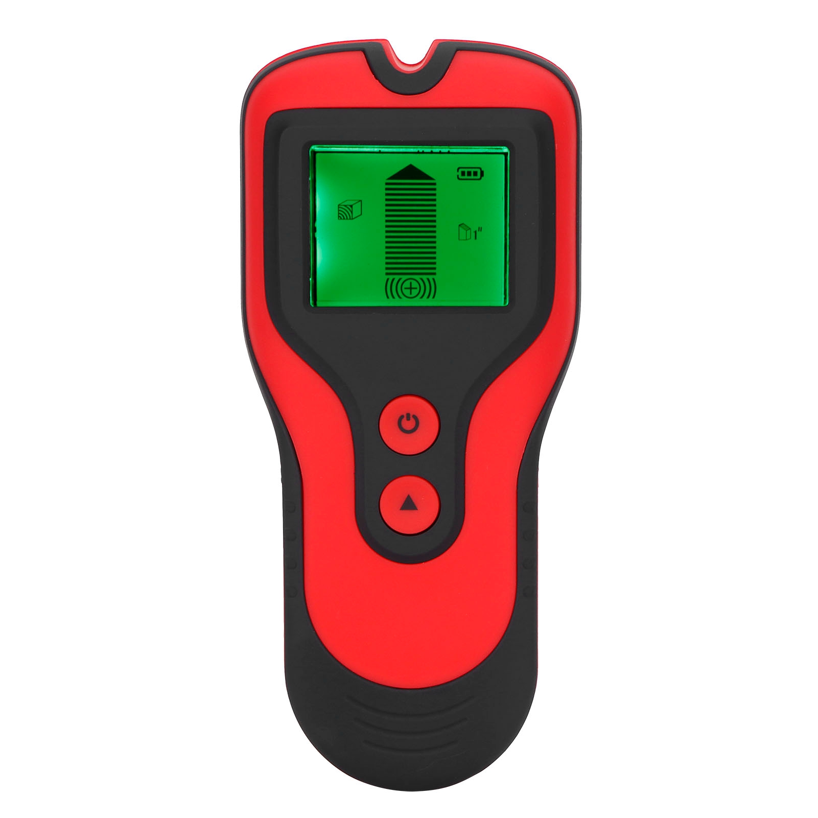 Tragbarer Und Multifunktionaler 3-in-1-metall- Und Holzständerdetektor Mit Lcd-bildschirm (rot).