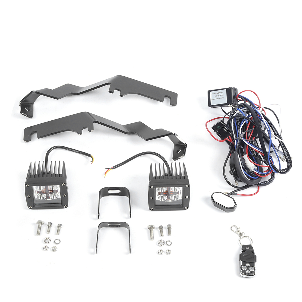 A-säulen-stützsatz, Square Light 1v2 Fernbedienungskabelbaum Kompatibel Mit Ford Raptor 2015-2019