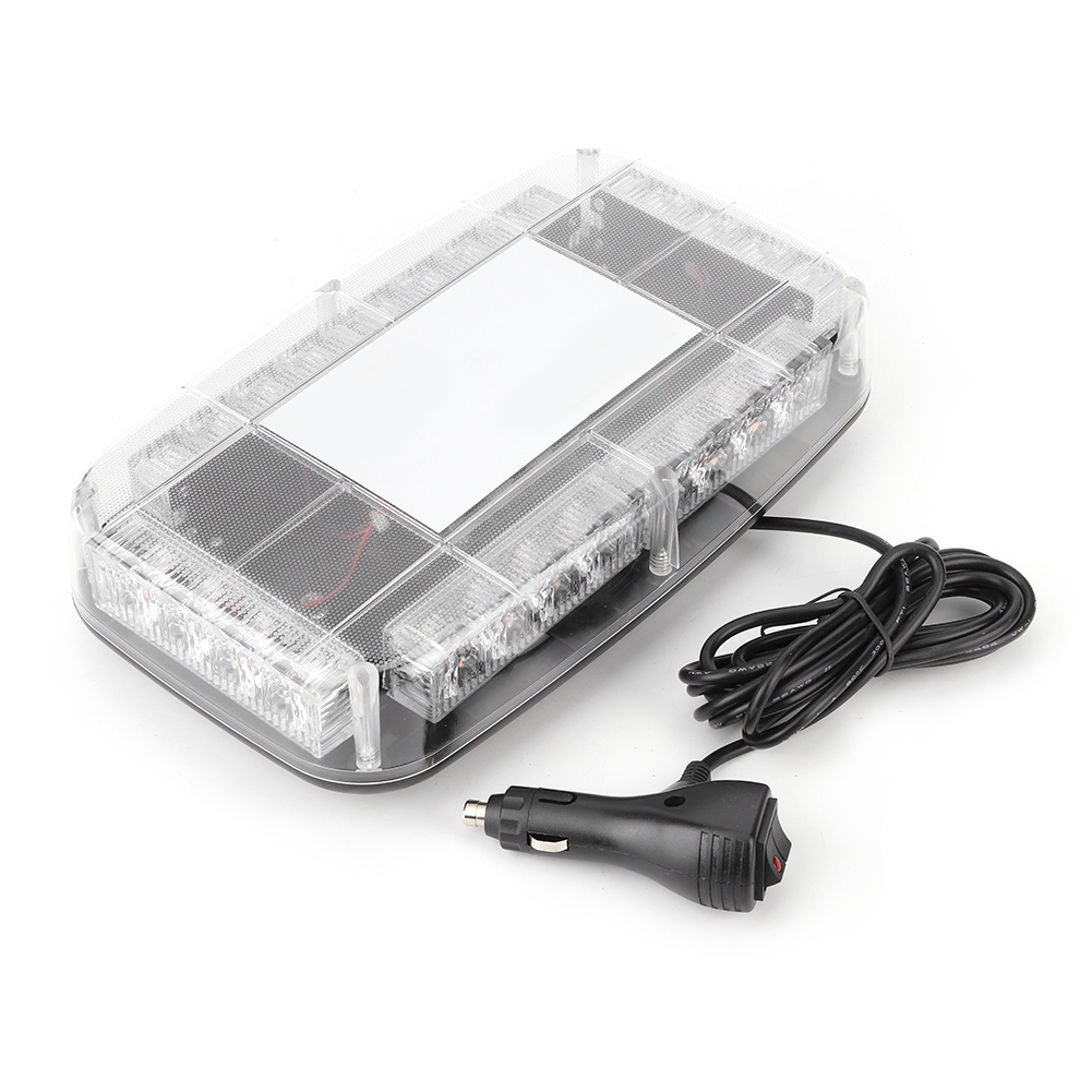 24-led-autodachblitzleuchte Mit 7 Modi, Magnetischer Saugnapf, Led-notfallwarnleuchte