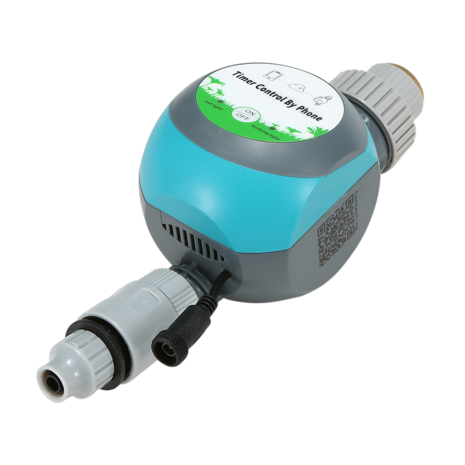 Intelligenter Wlan-bewässerungstimer, Programmierbar Und Wasserdicht, Mit Fernzugriff Über Smartphone, Für Garten Und Terrasse.