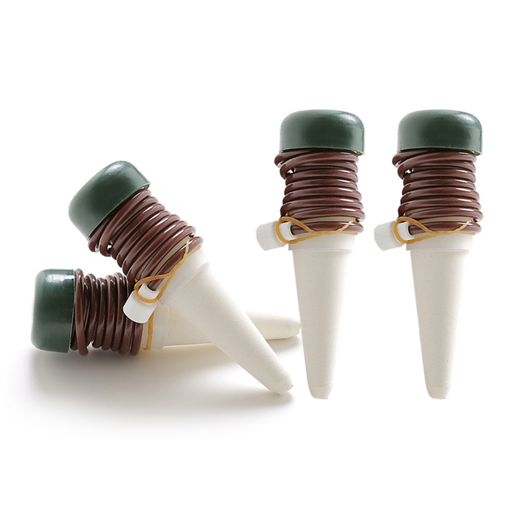Automatisches 4-teiliges Bewässerungssystem Für Pflanzen Und Blumen, Ideal Für Garten Und Außenbereich.