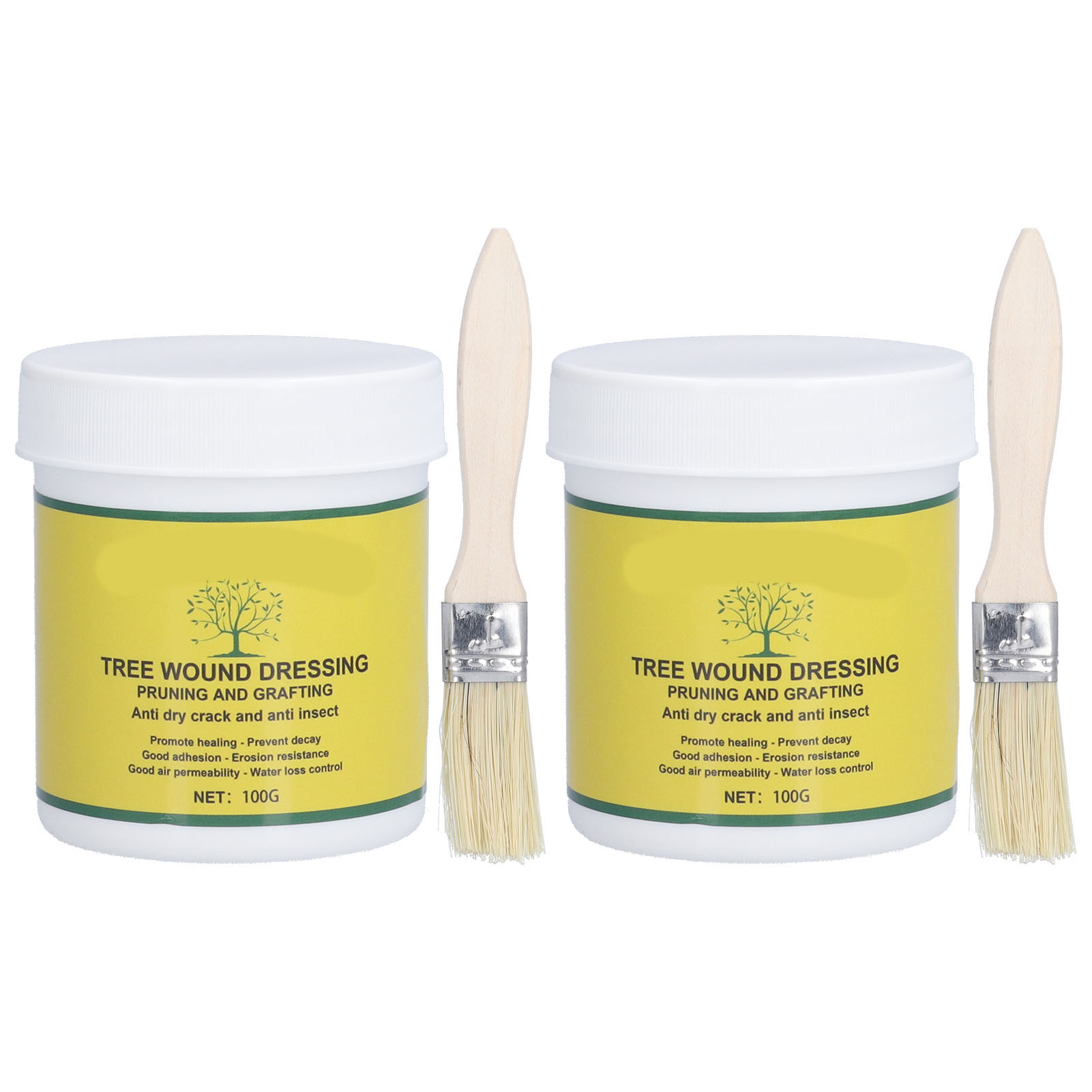 Packung Mit 2 Tuben À 100 G Wundverschlussmittel Für Den Baum- Und Pflanzenschnitt.