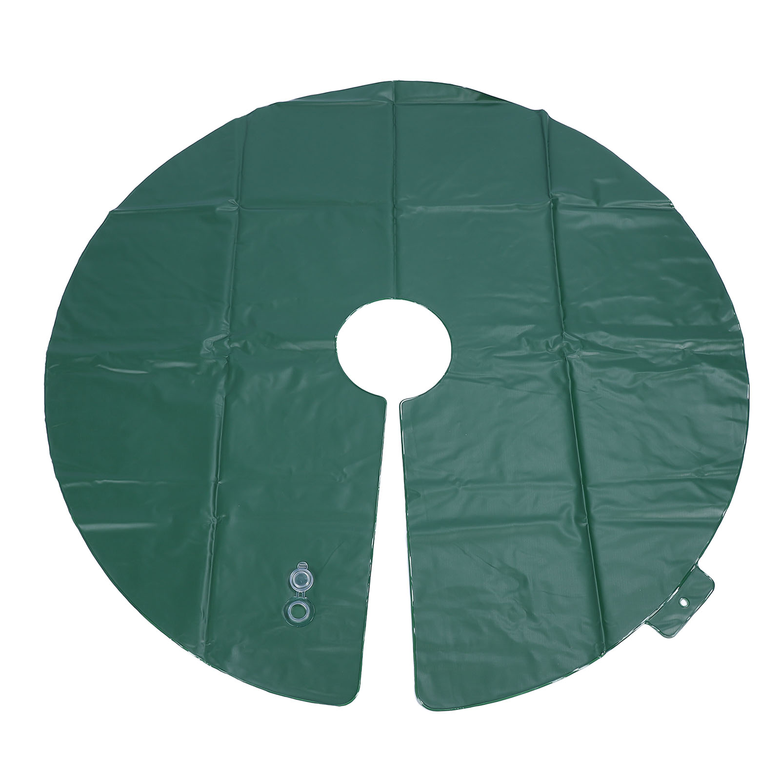 Grüner Pvc-baumbewässerungsring, 15 Gallonen (ca. 57 Liter), 35,4 Zoll (ca. 90 Cm), Tropfbewässerungssystem, Runder Bewässerungssack Zum Pflanzen Von Gartenbäumen Und Sträuchern.