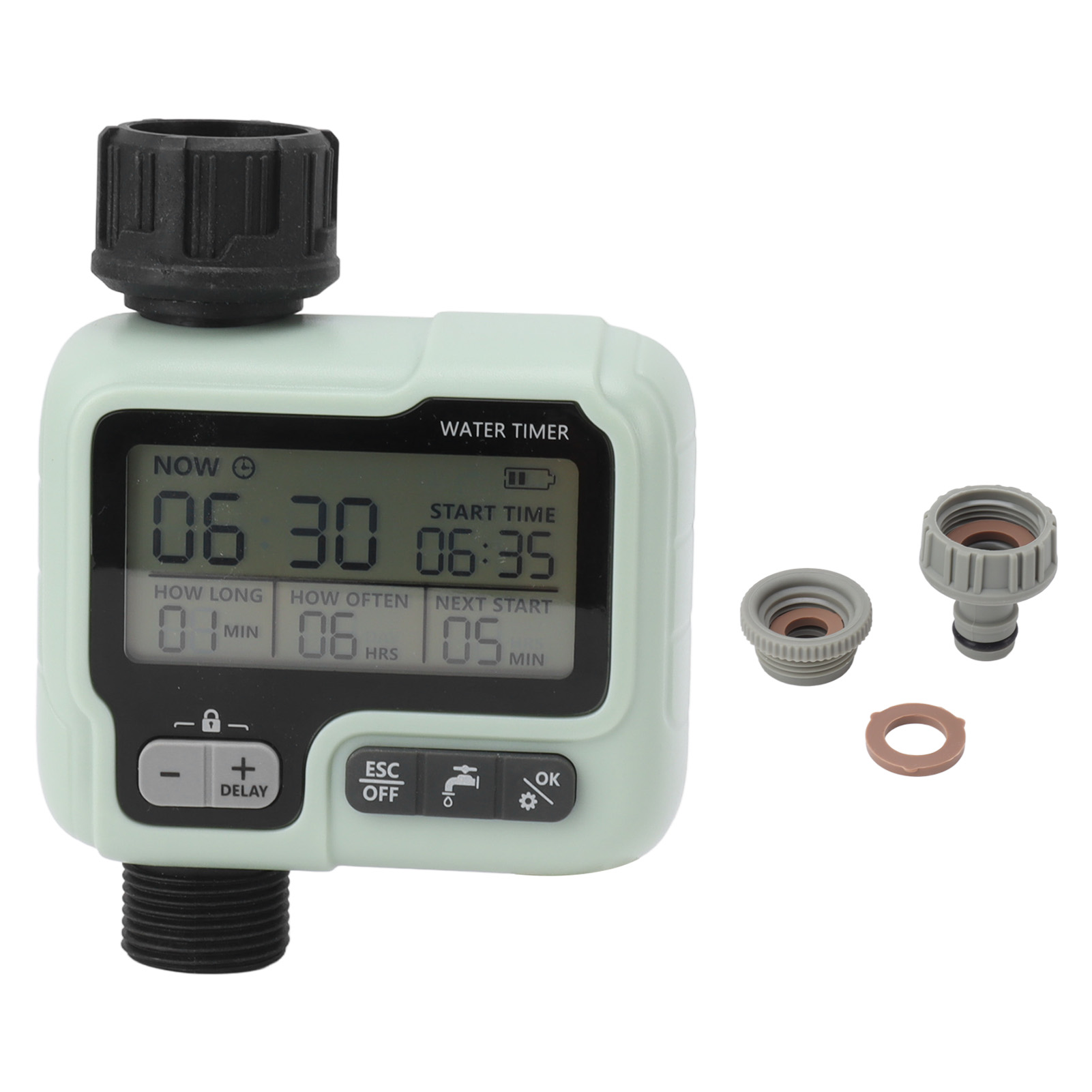 Automatischer Bewässerungstimer Mit Timer Und Manueller Programmierung Für Garten, Hof Und Rasen.