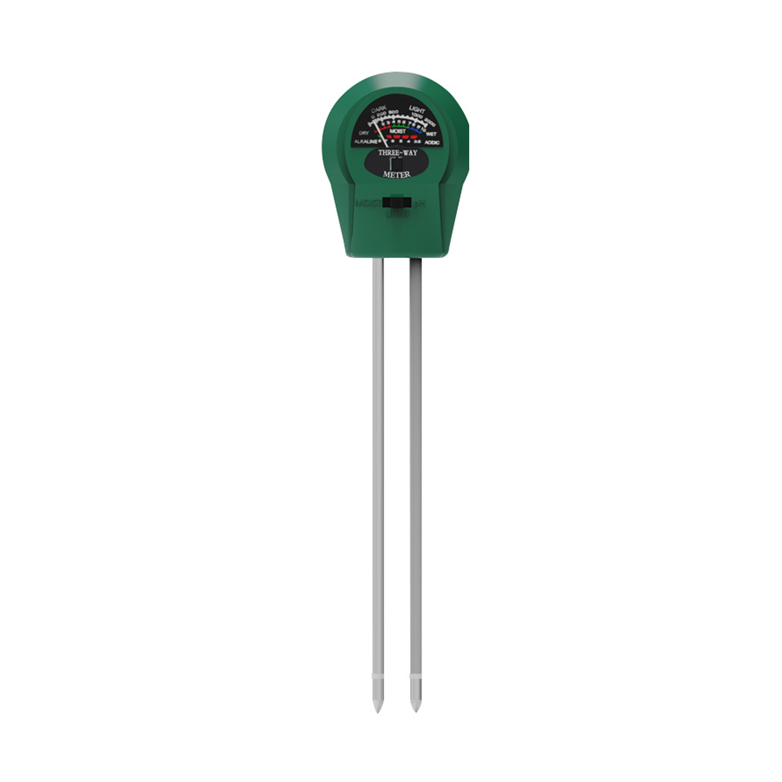 3-in-1 Bodentester Für Gartenarbeit, Anpflanzung, Feuchtigkeit, Licht Und Ph-wert, Ideal Für Zimmerpflanzen, Garten, Rasen Und Landwirtschaft.