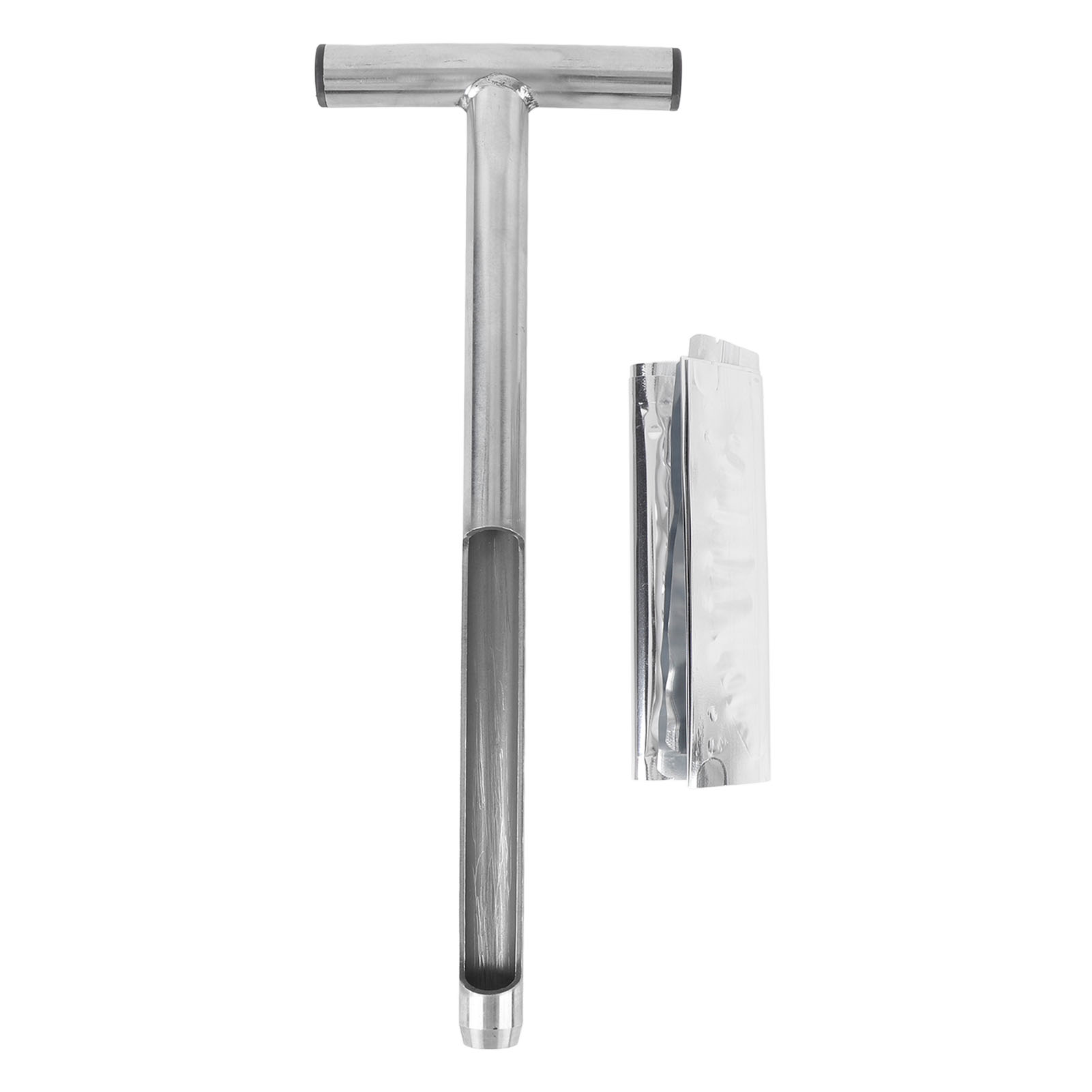 Tragbare 30 Cm (12 Zoll) Lange Bodenprobenahmesonde Aus Edelstahl Mit T-griff, Hohe Langlebigkeit, Ideal Für Garten, Rasen Und Landwirtschaft.