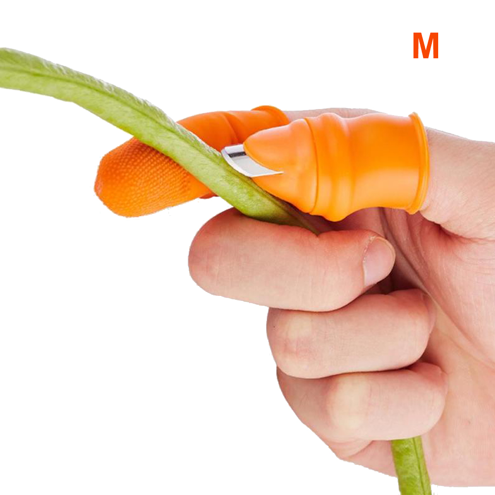 Set Aus Daumen- Und Fingerpflückhülsen, Pflanzenerntewerkzeug, Gartenarbeit, Obst- Und Gemüsepflücker
