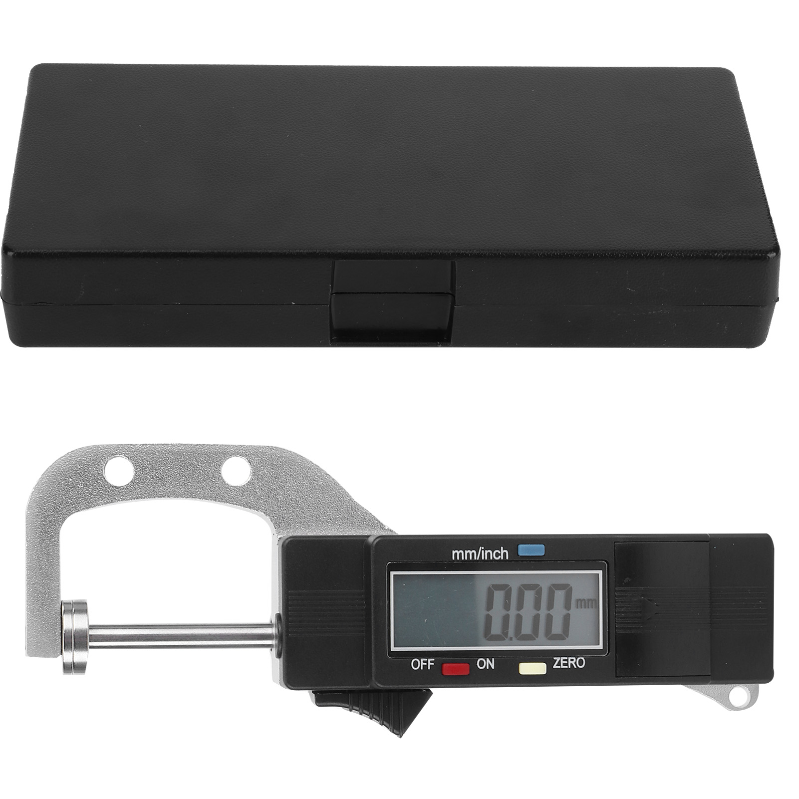 Digitales Edelstahl-dickenmessgerät, Zoll/metrisch-messwerkzeug, 0–25,4 Mm