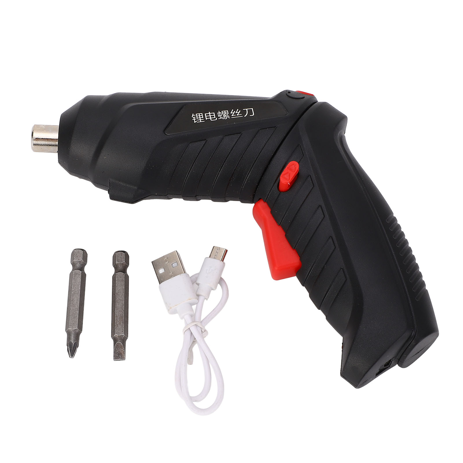 Usb-wiederaufladbares, Kabelloses Elektroschrauber-set Mit Led-licht Für Wartung, Reparatur Und Installation