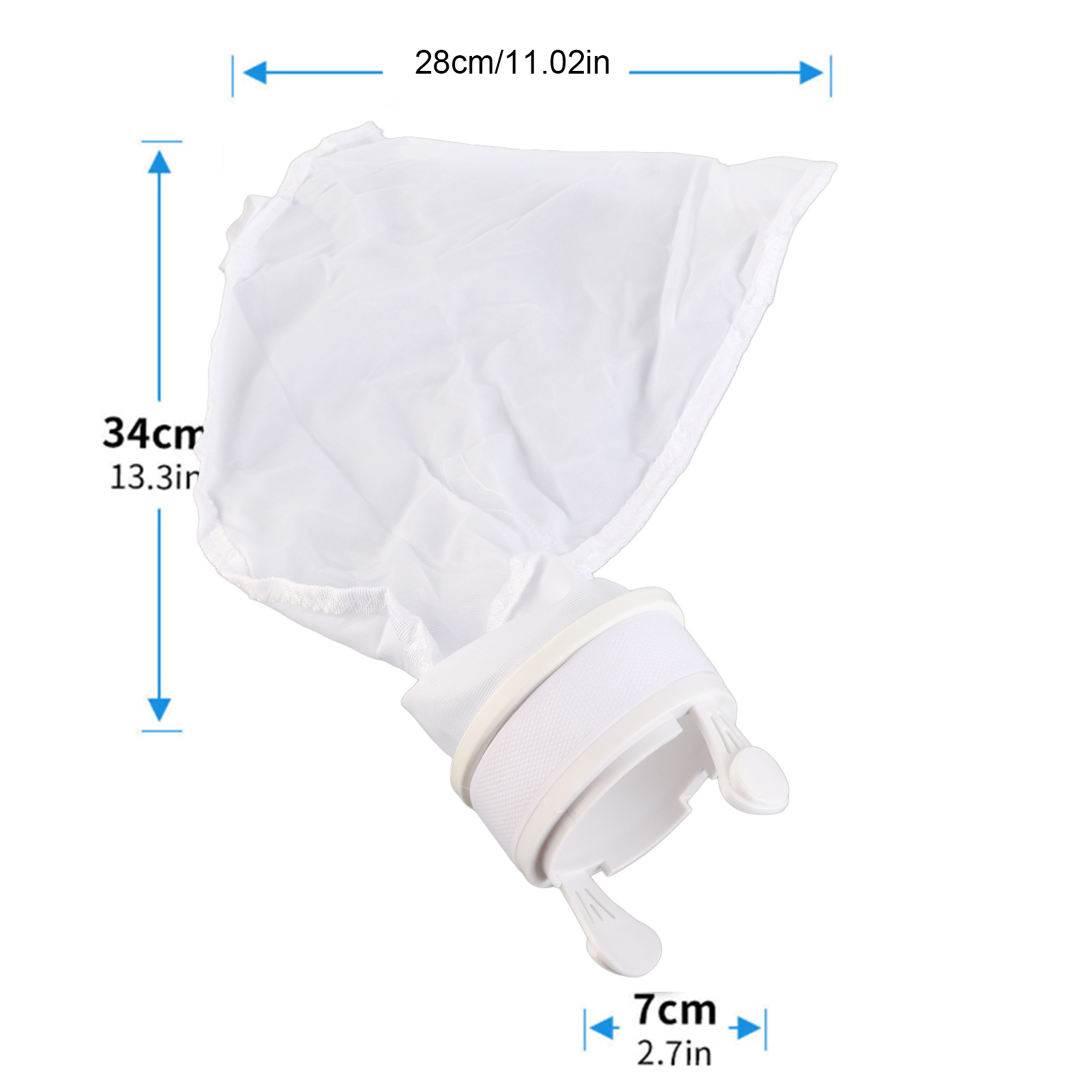 Packung Mit 2 Filterbeuteln Für Den Poolreinigungsroboter Polaris 280/480 Mit Reißverschluss.
