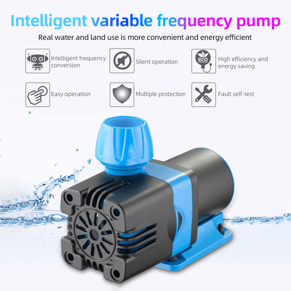 3000 L/h Tauchwasserpumpe - Ultraleise Sinuswellen-pumpe Mit Variabler Frequenz, Ideal Für Teiche, Springbrunnen Sowie Süß- Und Salzwasser.