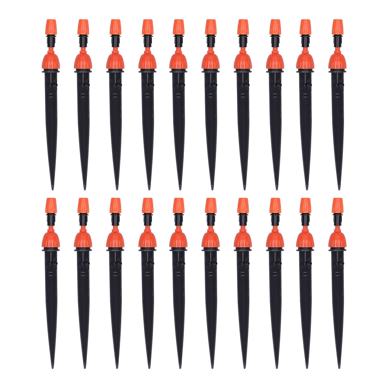 Set Mit 20 Verstellbaren Bewässerungstropfern, Mikrosprinklern Für 4/7-zoll-schläuche, Gartenbewässerungssystem