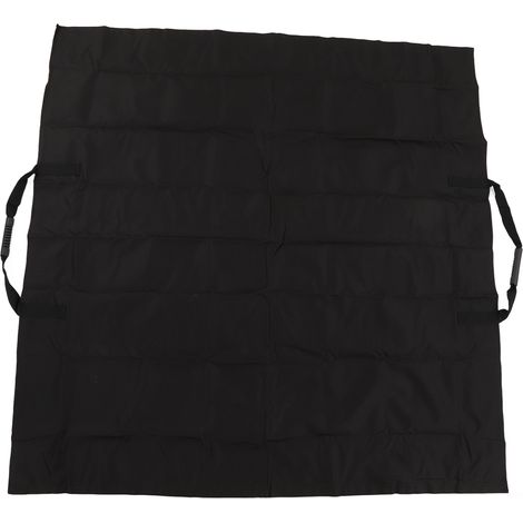 2-in-1 Gartenlaubsack, Gartenmatte Für Laub, Aufbewahrungssack Für Laubabfälle Im Freien, Schwarz